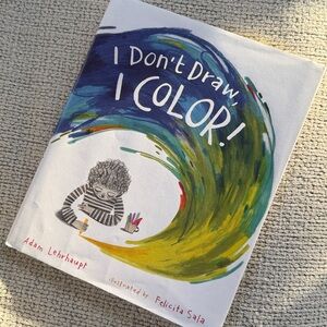 3/$25 🪩 I Don’t Draw I Color  Hardcover Picture Book | Social Emotional Book